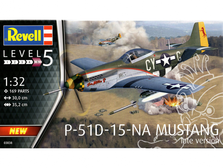 Revell maquette avion 03838 P-51D Mustang late version 1/32