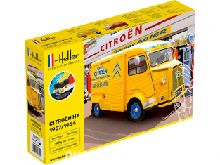 Heller maquette voiture Starter Set 56744 CITROEN Type H 2 decorations 1/24