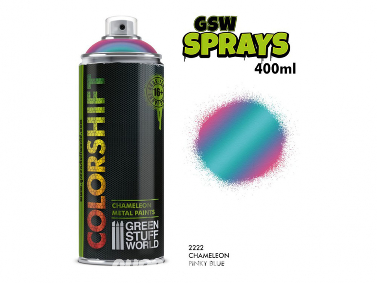 Green Stuff 505818 SPRAY Caméléon PINKY BLUE 400ml