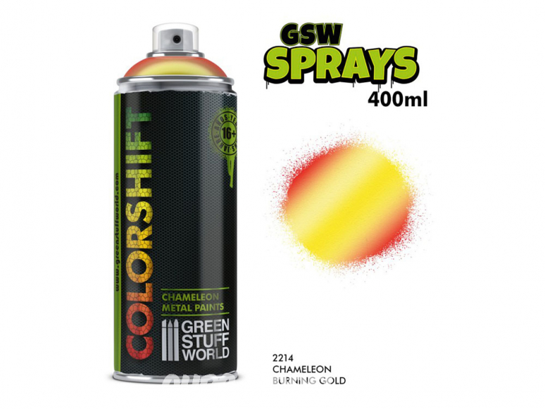 Green Stuff 505733 SPRAY Caméléon BURNING GOLD 400ml