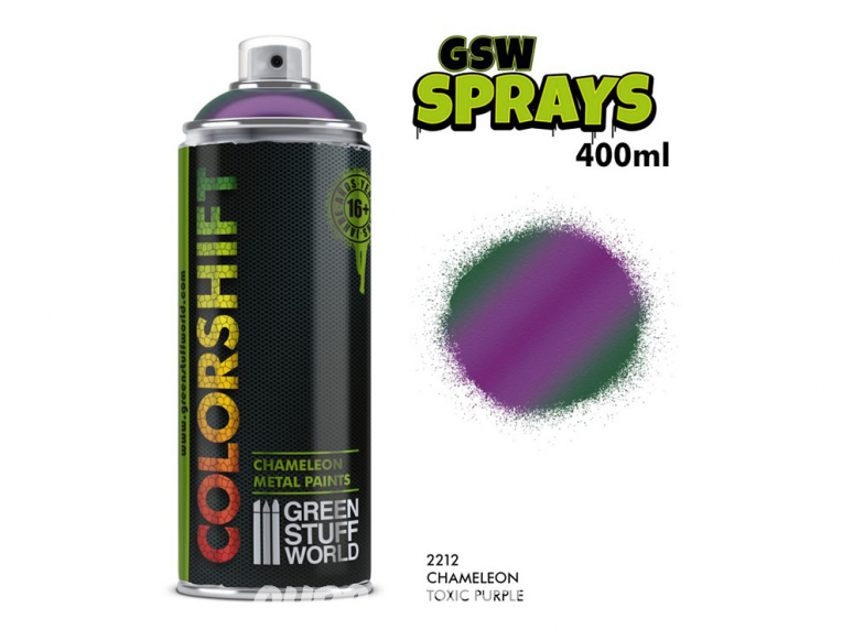 Green Stuff 505719 SPRAY Caméléon PSYCHOTIC ILLUSIONS 400ml