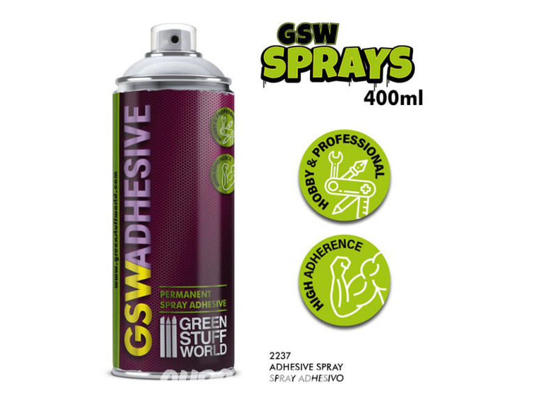 Green Stuff 505962 Spray adhésif 400ml