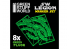 Green Stuff 502359 Marqueurs de ligne de tir (Legion) LIME FLUO