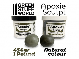 Green Stuff 502403 APOXIE SCULPT 1Lb Mastic Naturel