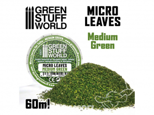 Green Stuff 501079 MICRO FEUILLES Mélange vert moyen