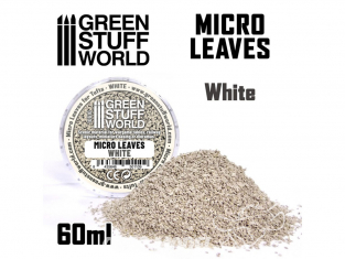 Green Stuff 501109 MICRO FEUILLES Mélange blanc