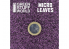 Green Stuff 501116 MICRO FEUILLES Mélange violet foncé