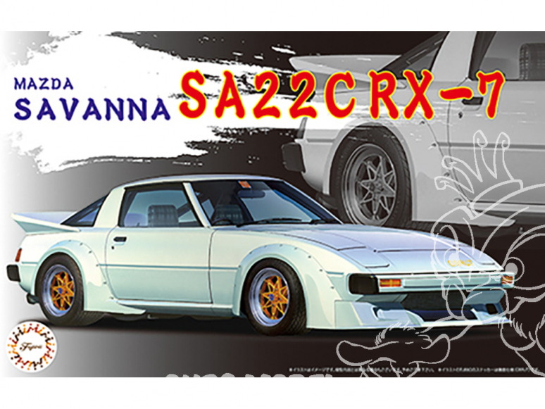 Fujimi maquette voiture 46174 Mazda savanna SA22C RX-7 1/24