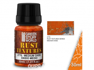 Green Stuff 501383 Textures de rouille MEDIUM OXIDE RUST 30ml