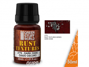 Green Stuff 501390 Textures de rouille DARK OXIDE RUST 30ml