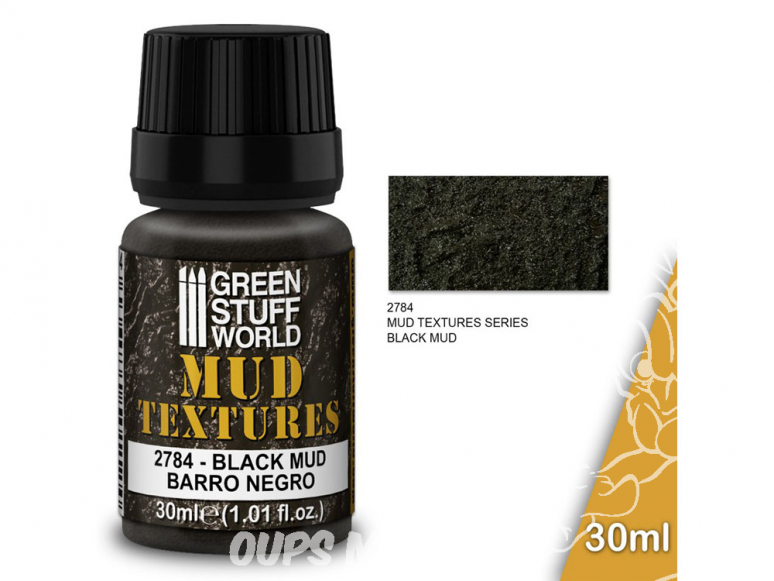 Green Stuff 501444 Textures de boue BOUE NOIRE 30ml