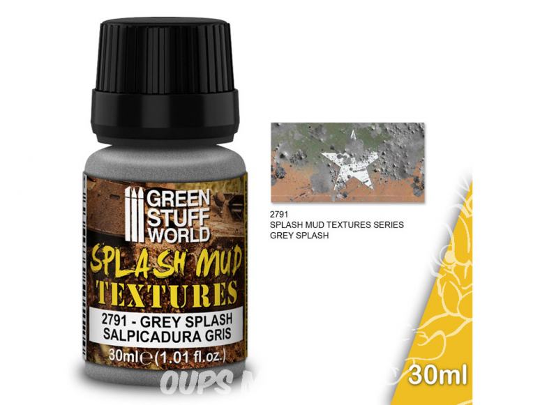 Green Stuff 501512 Textures de boue BOUE GRIS 30ml