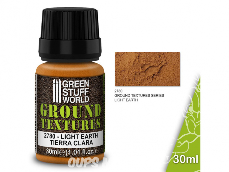 Green Stuff 501406 Textures de terre LIGHT EARTH 30ml