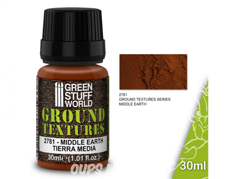 Green Stuff 501413 Textures de terre MIDDLE EARTH 30ml