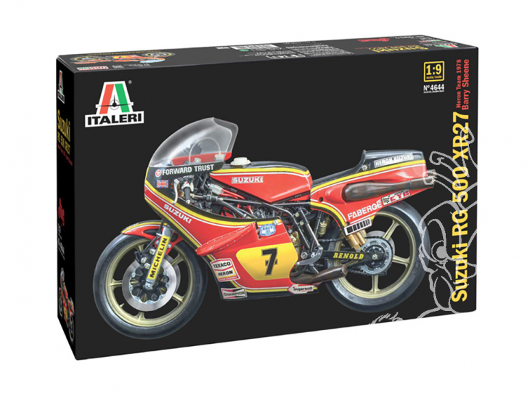 Italeri maquette moto 4644 Suzuki RG 500 XR27 1/9