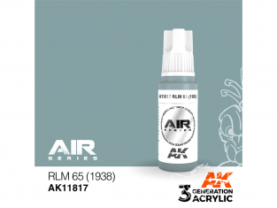 Ak interactive peinture acrylique 3G AK11817 RLM65 1938 17ml AIR