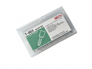 RPG-Model outillage T-003 Lot de méches de 2,1mm a 3mm