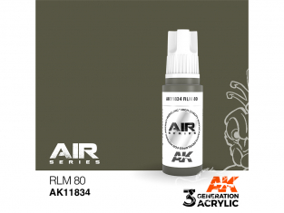 Ak interactive peinture acrylique 3G AK11834 RLM80 17ml AIR