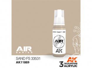 Ak interactive peinture acrylique 3G AK11869 Sand FS33531 - Sable 17ml AIR