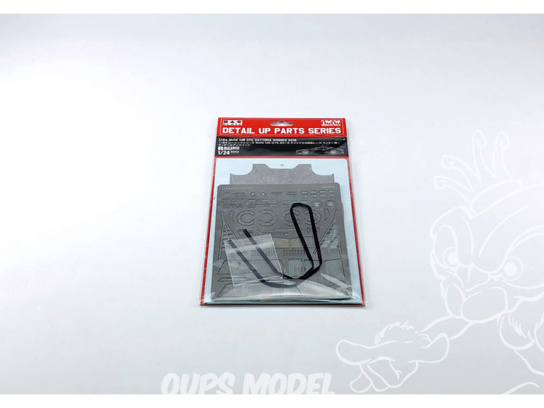 NuNu kit d'amelioration pour maquette voiture NE24010 BMW M8 GTE Daytona Winner 2019 Detail Up Parts 1/24