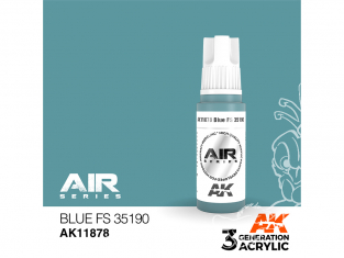 Ak interactive peinture acrylique 3G AK11878 Bleu FS35190 17ml AIR