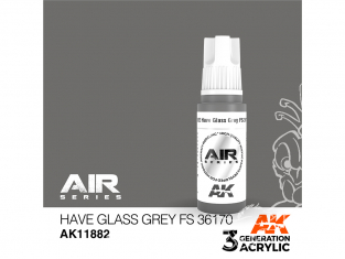 Ak interactive peinture acrylique 3G AK11882 Have glass grey FS36170 17ml AIR