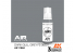 Ak interactive peinture acrylique 3G AK11884 Dark gull grey FS36231 - Gris mouette foncé 17ml AIR