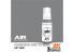 Ak interactive peinture acrylique 3G AK11885 Aggressor Grey FS36251 - Gris 17ml AIR