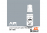 Ak interactive peinture acrylique 3G AK11888 Light ghost grey FS36375 - Gris fantome clair 17ml AIR