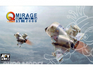 AFV CLUB maquette avion Q002 MIRAGE 2000 avec déco France