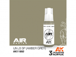 Ak interactive peinture acrylique 3G AK11892 IJN J3 SP Gris ambre 17ml AIR