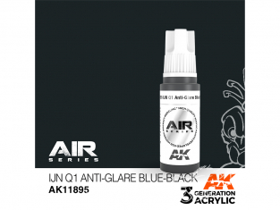 Ak interactive peinture acrylique 3G AK11895 IJN Q1 Bleu noir anti-éblouissant 17ml AIR