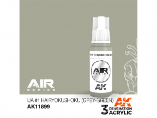 Ak interactive peinture acrylique 3G AK11899 IJA 1 Hairyokushoku (Gris-vert) 17ml AIR