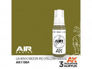 Ak interactive peinture acrylique 3G AK11904 IJA 29 KI Midori Iro (Jaune-vert) 17ml AIR