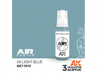 Ak interactive peinture acrylique 3G AK11910 All light blue 17ml AIR