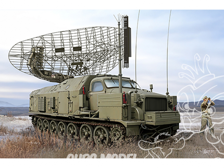TRUMPETER maquette militaire 09569 Radar d'acquisition en bande S longue piste P-40/1S12 1/35