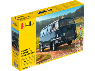 Heller maquette voiture 80742 RENAULT Estafette Gendarmerie Nouveau moule 1/24