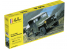 Heller maquette militaire 81105 Jeep avec remorque 1/35