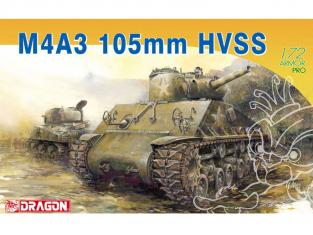 Dragon maquette militaire 7313 M4A3 105mm HVSS 1/72