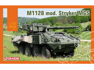 Dragon maquette militaire 7687 M1128 Mod. Stryker MGS 1/72