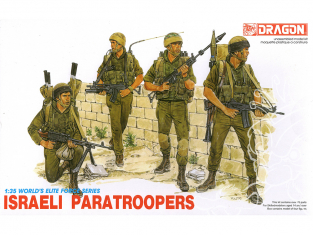 DRAGON maquette militaire 3001 Parachutistes Israeliens 1/35