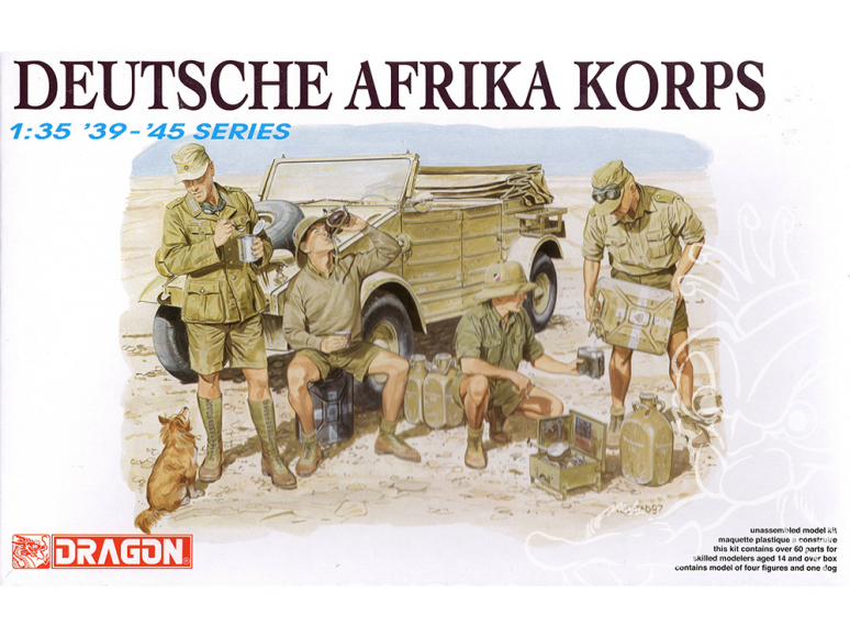 Dragon maquette militaire 6063 Allemand Africa Korps 1/35