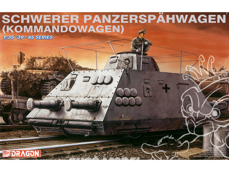 dragon maquette militaire 6071 Schwerer Panzerspahwagen 1/35