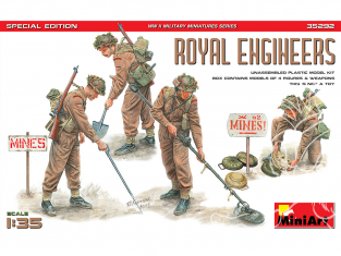 Mini Art maquette militaire 35292 Demineurs Britannique WWII SPECIAL EDITION 1/35