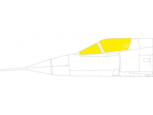 Eduard Express Mask CX609 Mirage III CJ Modelsvit 1/72