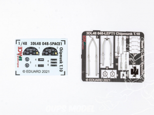 Eduard Space décalques 3D 3DL48048 Chipmunk T.10 Airfix 1/48