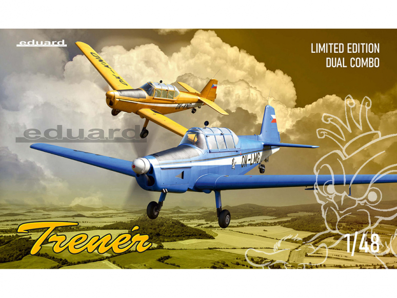 EDUARD maquette avion 11152 Trener - Zlin Z-226M/MS/T/B Edition Limitée Dual Combo 1/48