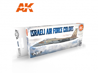 Ak interactive peinture acrylique 3G Set AK11752 Couleurs de l'armée de l'air israélienne