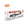 Ak interactive peinture acrylique 3G Set AK11737 Couleurs des avions IJN de la Seconde Guerre mondiale