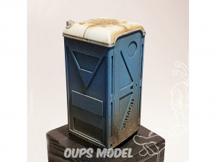 HD Models maquette HDM35010 Toilette chimique de chantier (version fermée) 1/35